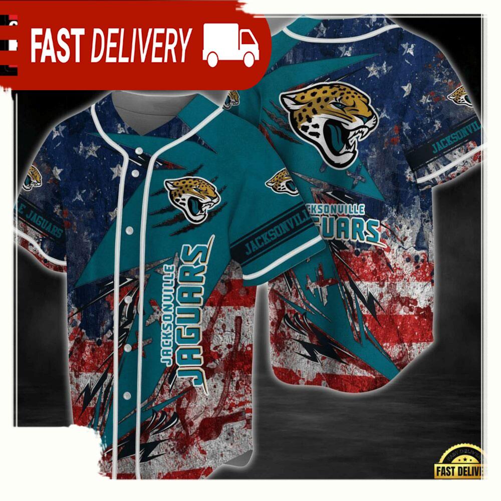 NLF Jacksonville Jaguars  Baseball Jersey Shirt For This Season