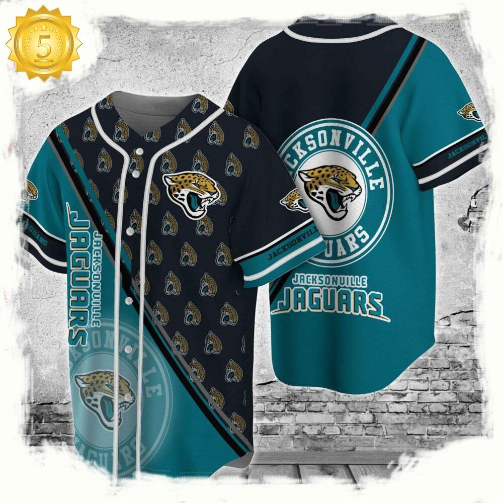 NLF Jacksonville Jaguars  Baseball Jersey Shirts