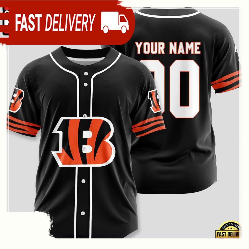 NLF Personalized Name & Numbler Cincinnati Bengals Sport Baseball Jersey Shirt