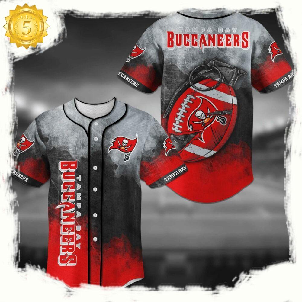 NLF Tampa Bay Buccaneers  Baseball Jersey Shirt