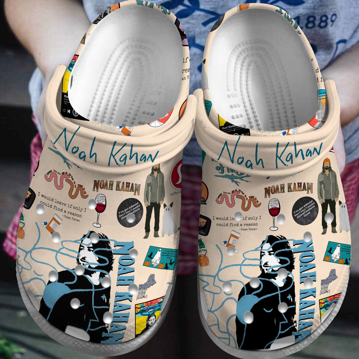 Noah Kahan Music Crocs Crocband Clogs Shoes Comfortable For Men Women and Kids