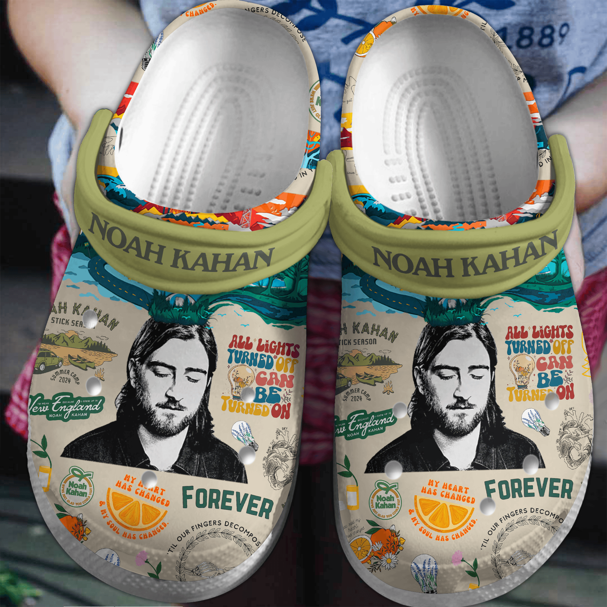 Noah Kahan Music Crocs Crocband Clogs Shoes Comfortable For Men Women and Kids