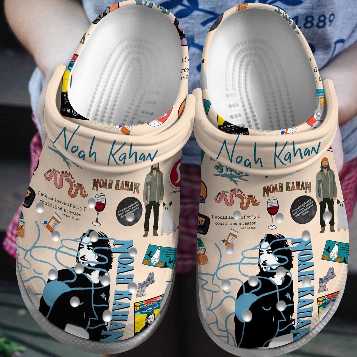 Noah Kahan Music Crocs Crocband Clogs Shoes Comfortable For Men Women and Kids