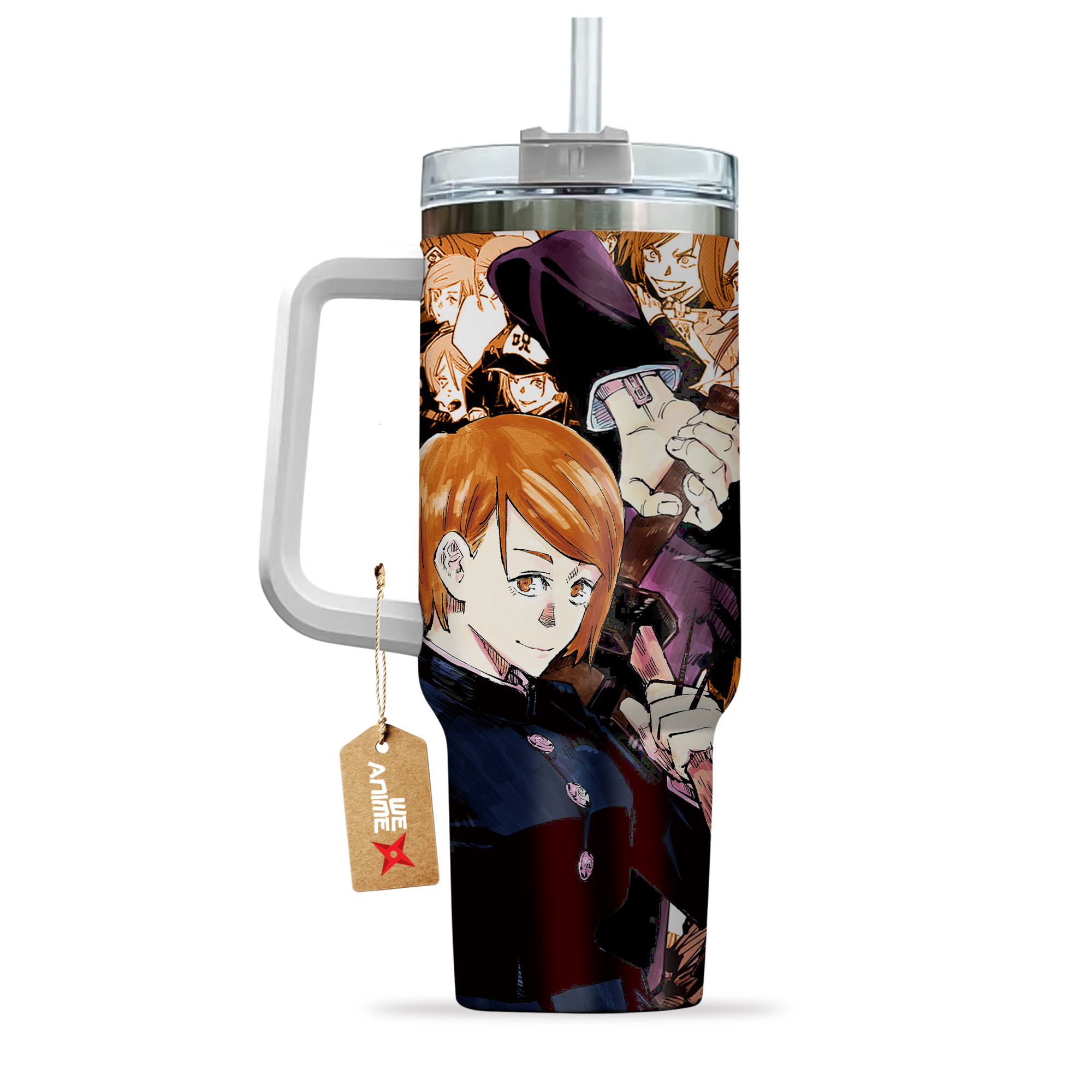 Nobara Kugisaki Jujutsu Kaisen Anime Custom Stanley Cup 40 oz 30 oz Tumbler With HandleTVC2301154 - Image 4