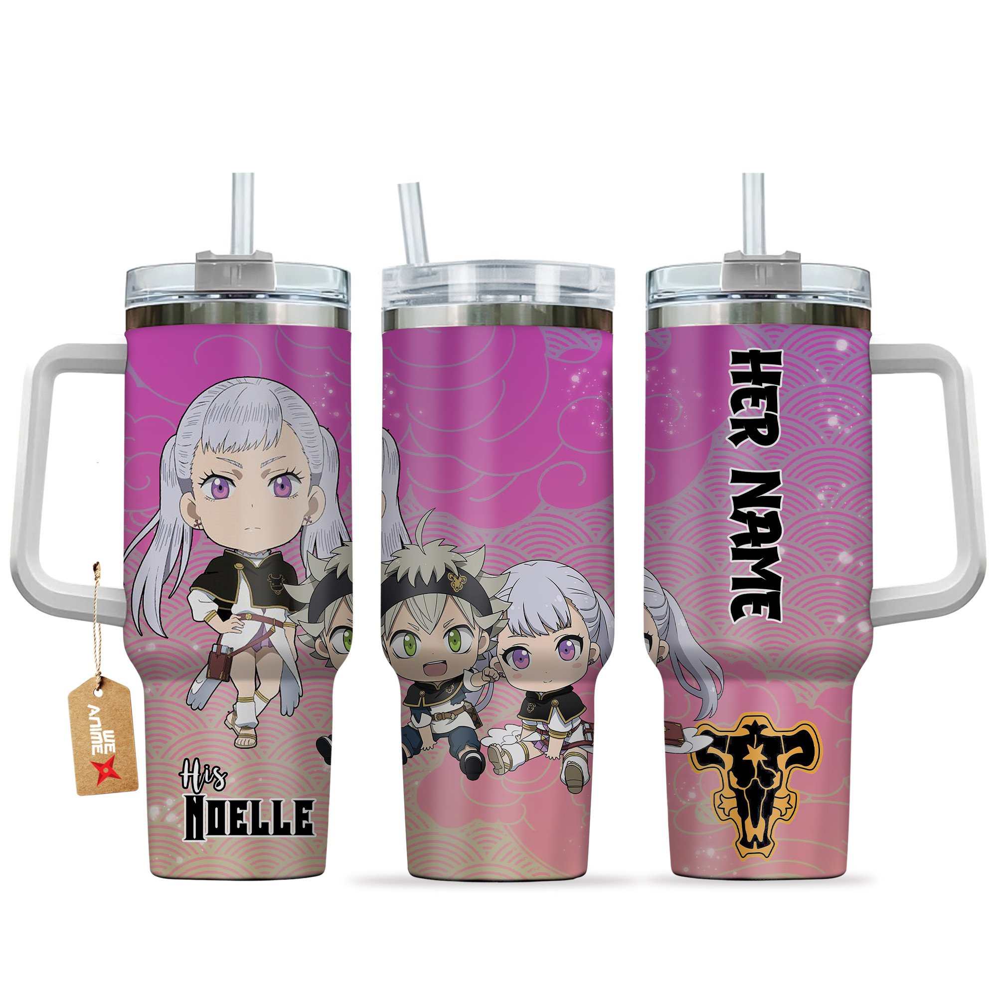 Noelle Silva Black Clover Anime Valentine Custom Stanley Cup 40 oz 30 oz Tumbler With HandleTVC2301168