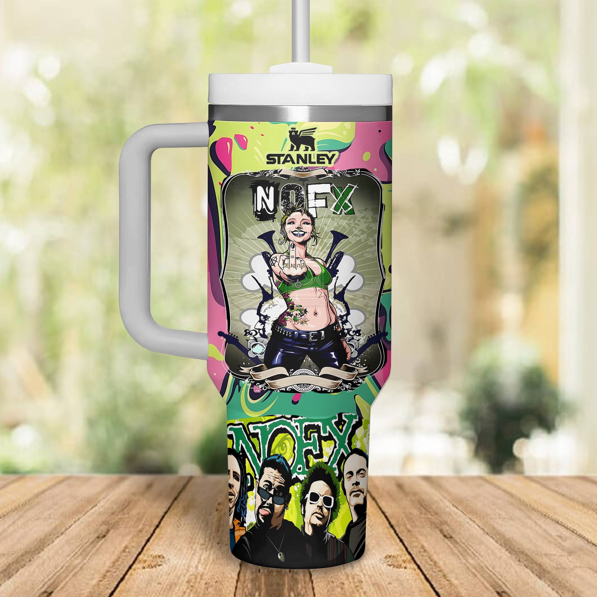 NOFX Band Music Custom Stanley Cup 40 oz 30 oz Tumbler With HandleTVC2301343 - Image 2