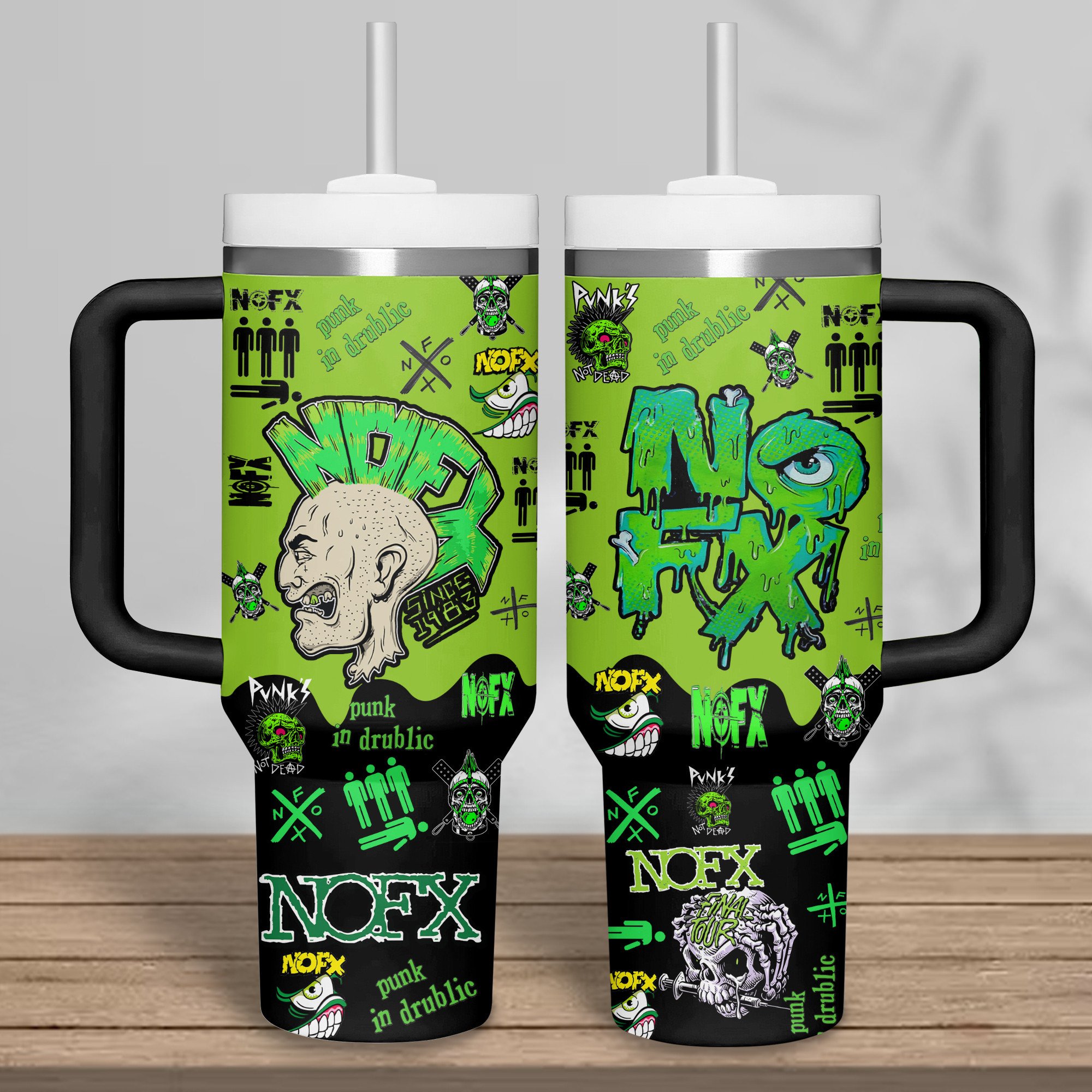 NOFX Band Music Custom Stanley Cup 40 oz 30 oz Tumbler With HandleTVC2301516 - Image 2
