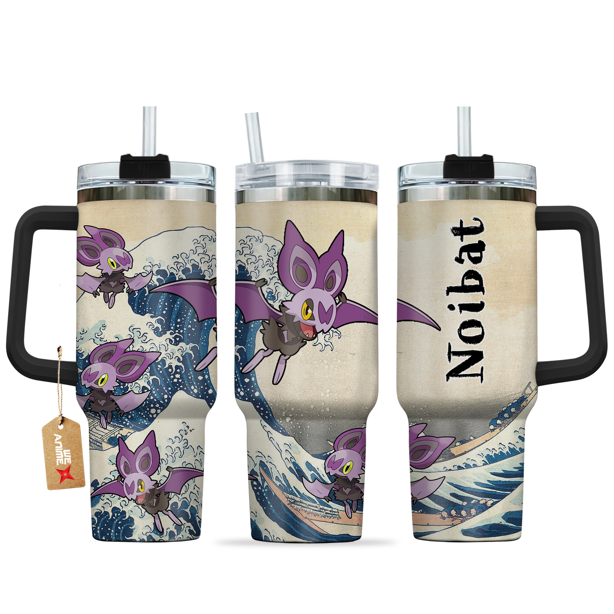 Noibat Pokemon Anime Custom Stanley Cup 40 oz 30 oz Tumbler With HandleTVC2301139
