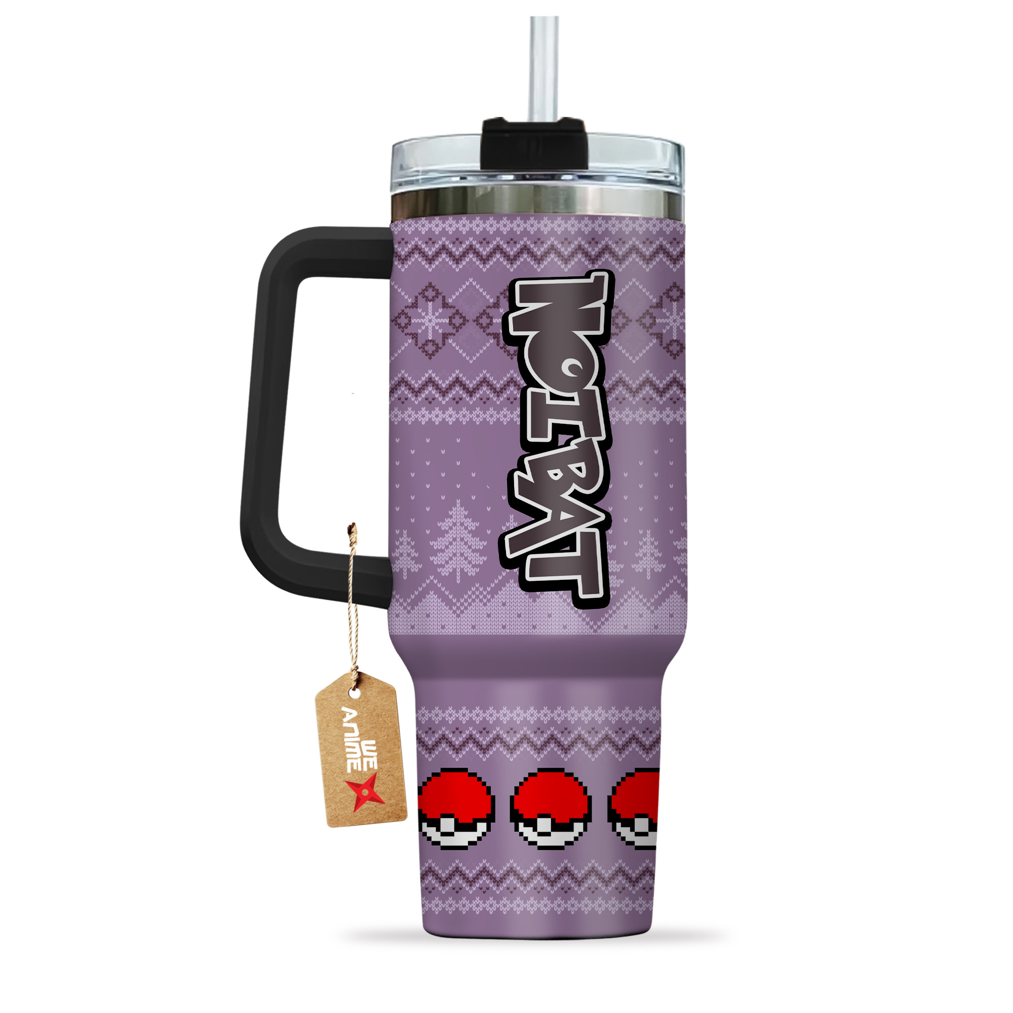 Noibat Pokemon Anime Custom Stanley Cup 40 oz 30 oz Tumbler With HandleTVC2301155 - Image 4