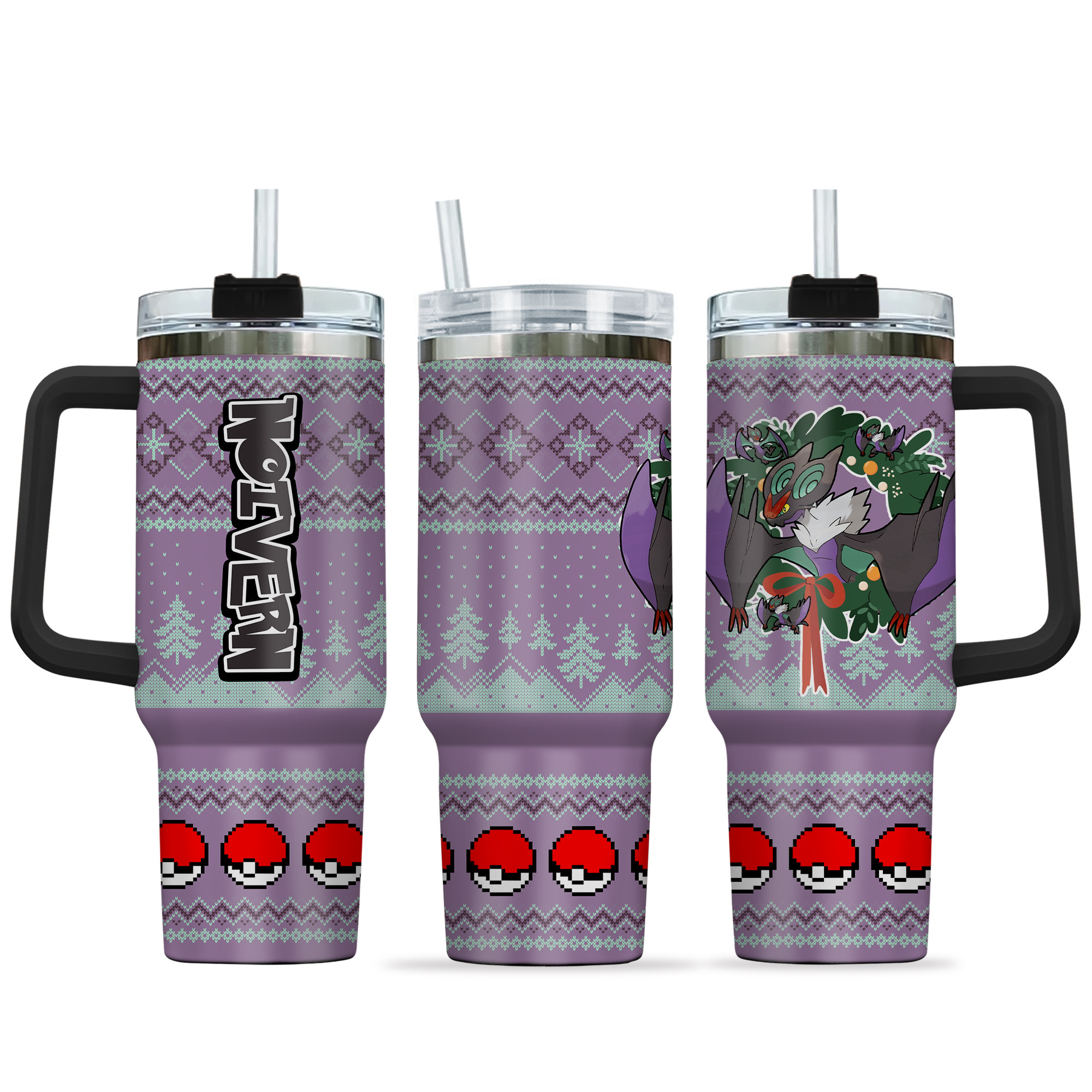Noivern Pokemon Anime Custom Stanley Cup 40 oz 30 oz Tumbler With HandleTVC2301147
