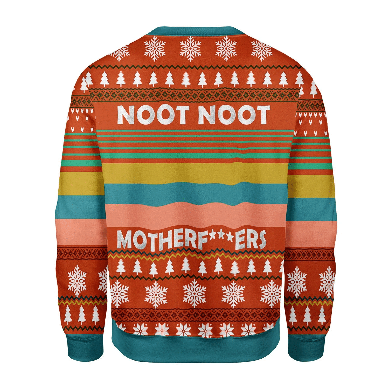 Noot Noot Motherf*Kers Ugly Christmas Sweater Adult 3D Funny Matching for family - Image 2
