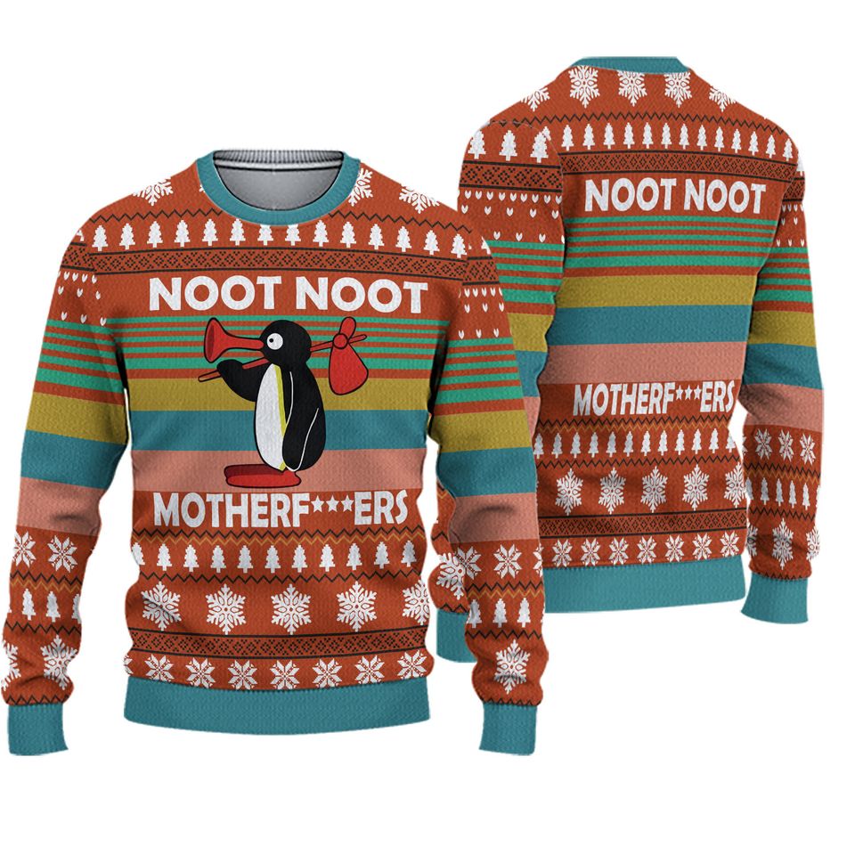 Noot Noot Pingu Meme Sweater