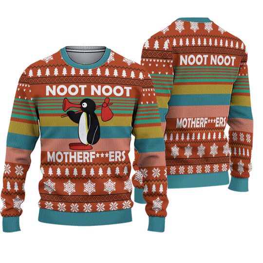 Noot Noot Pingu Meme Sweater - Image 2