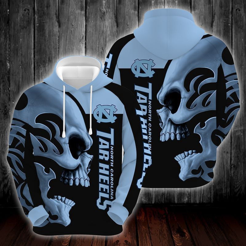 North Carolina Tar Heels 3D All Over Print Hoodie, Zip Hoodie