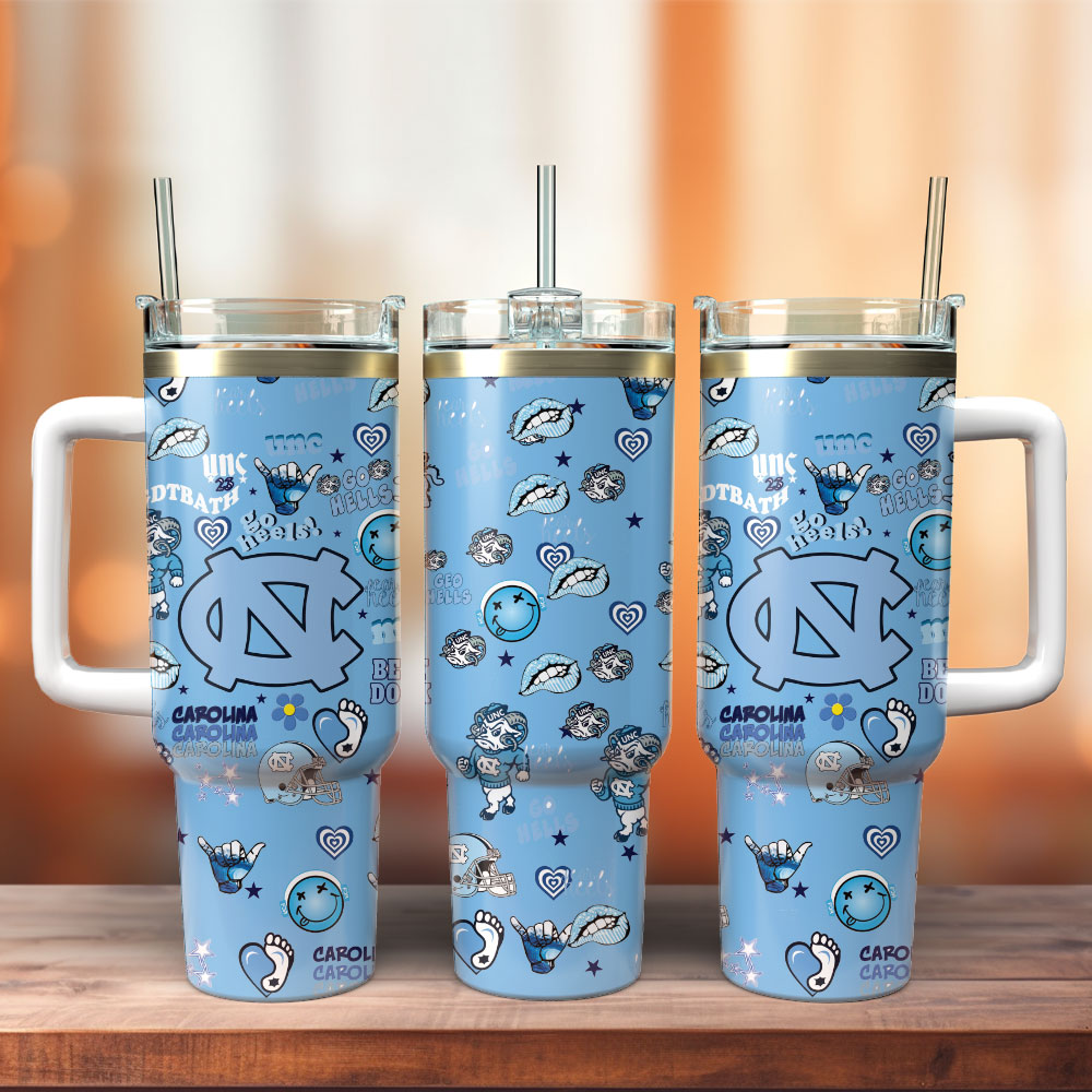North Carolina Tar Heels Basketball NCAA Sport Custom Stanley Cup 40 oz 30 oz Tumbler With HandleTVC2301259