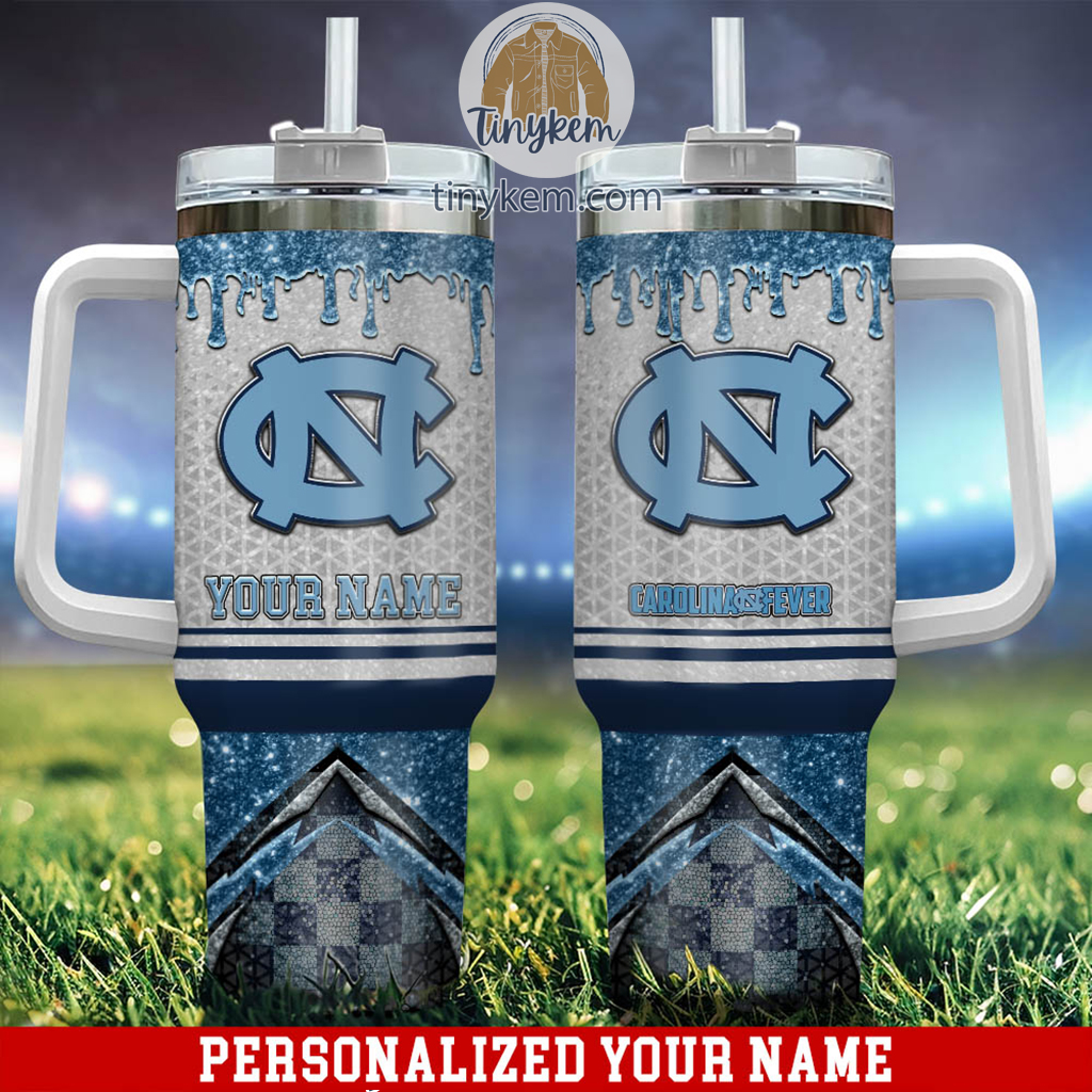 North Carolina Tar Heels Glitter NCAA Custom Stanley Cup 40 oz 30 oz Tumbler With HandleTVC2301220