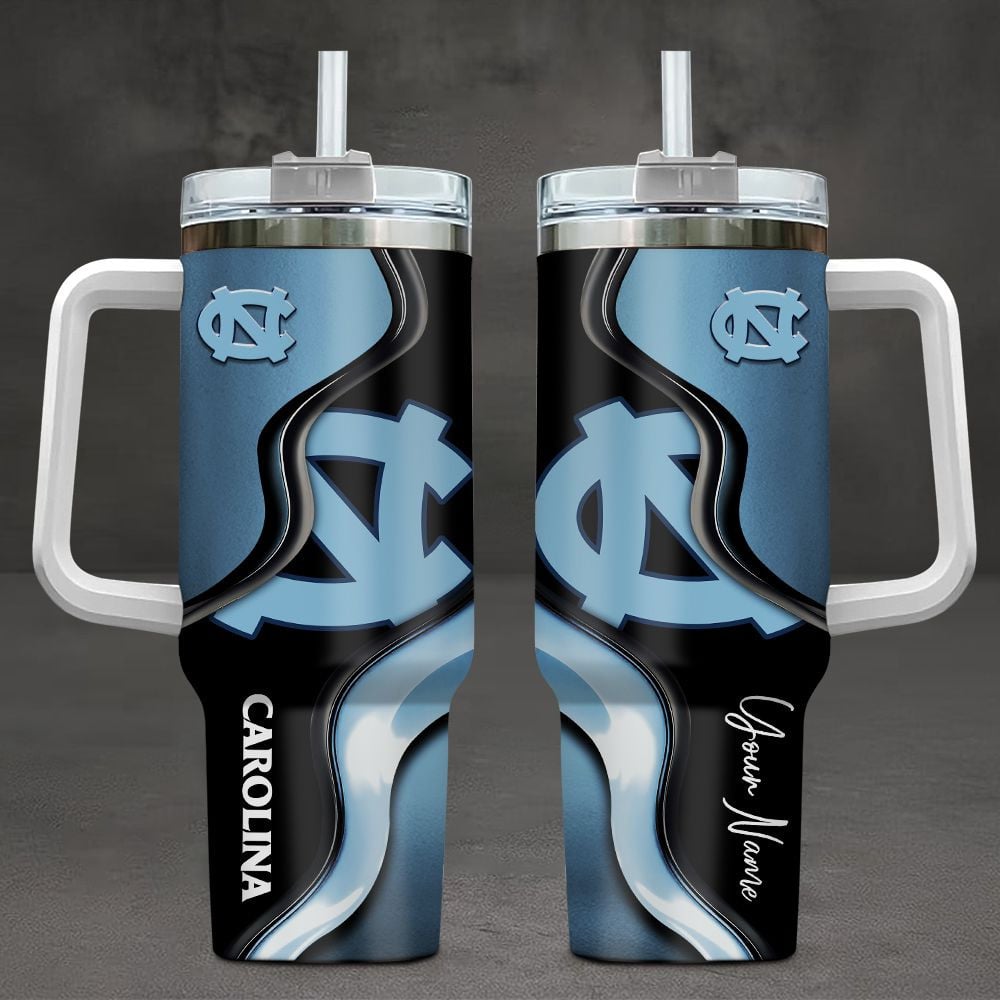 North Carolina Tar Heels NCAA Custom Stanley Cup 40 oz 30 oz Tumbler With HandleTVC230197