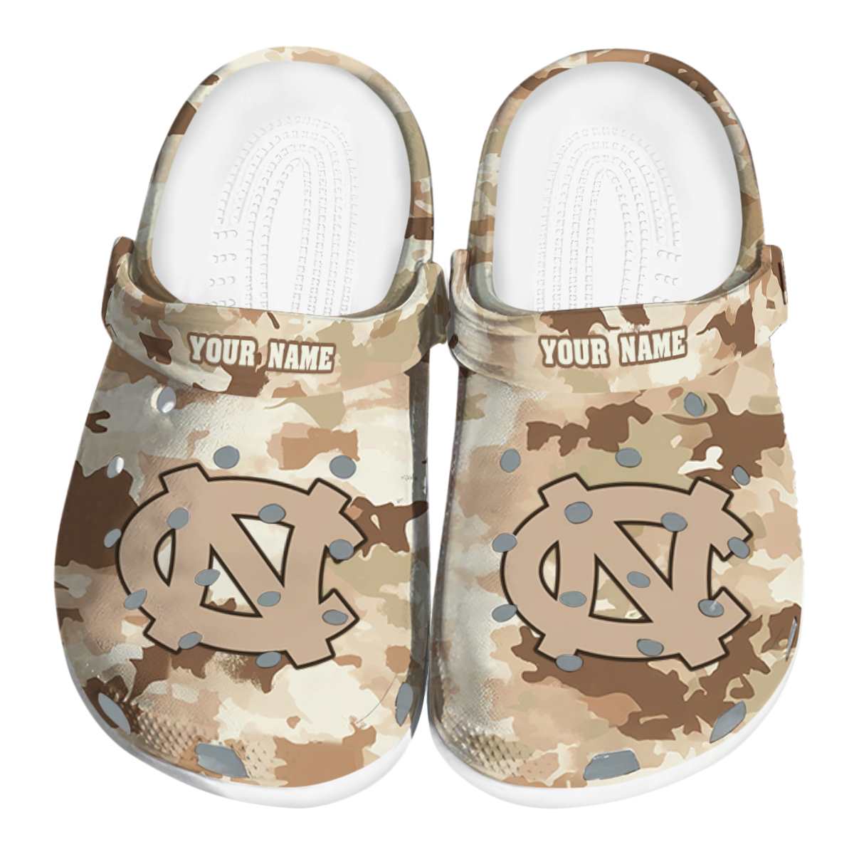 North Carolina Tar Heels NCAA Sport Crocs Crocband Clogs Shoes Comfortable For Men Women and Kids