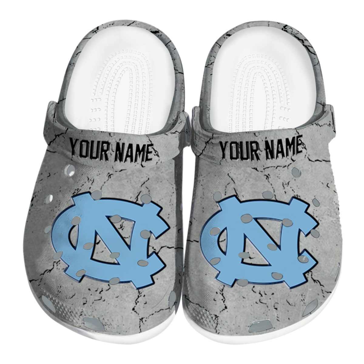 North Carolina Tar Heels NCAA Sport Crocs Crocband Clogs Shoes Comfortable For Men Women and Kids