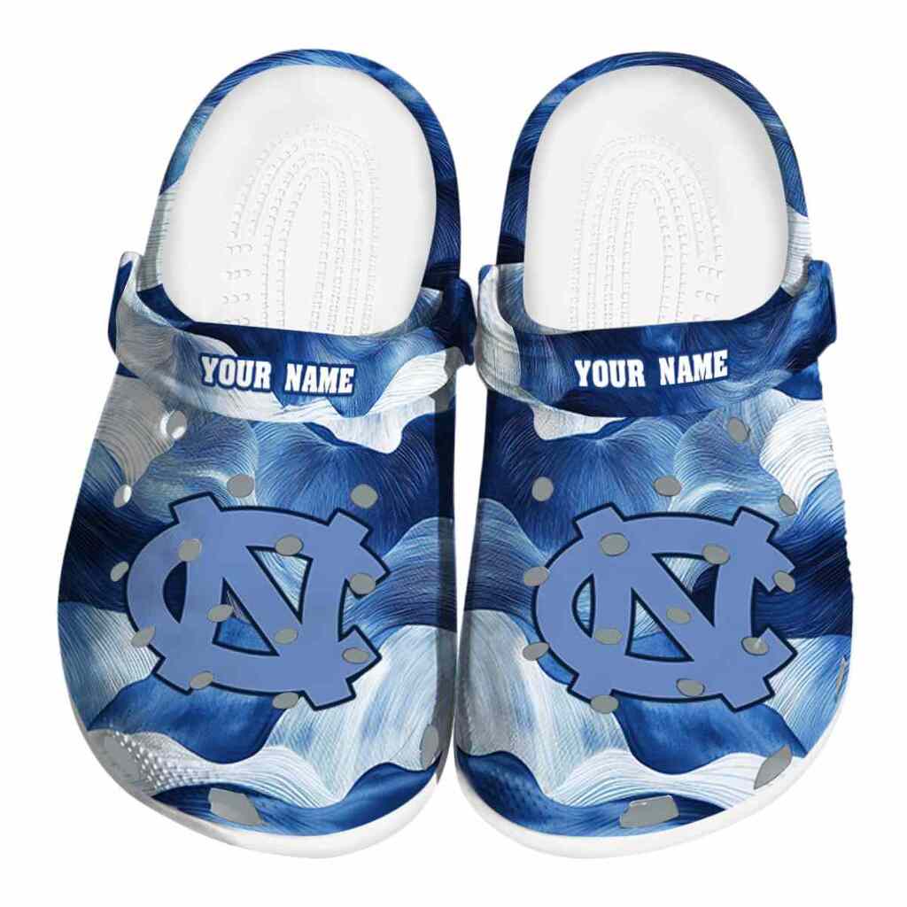 North Carolina Tar Heels Ocean Waves ClogTVC1801945