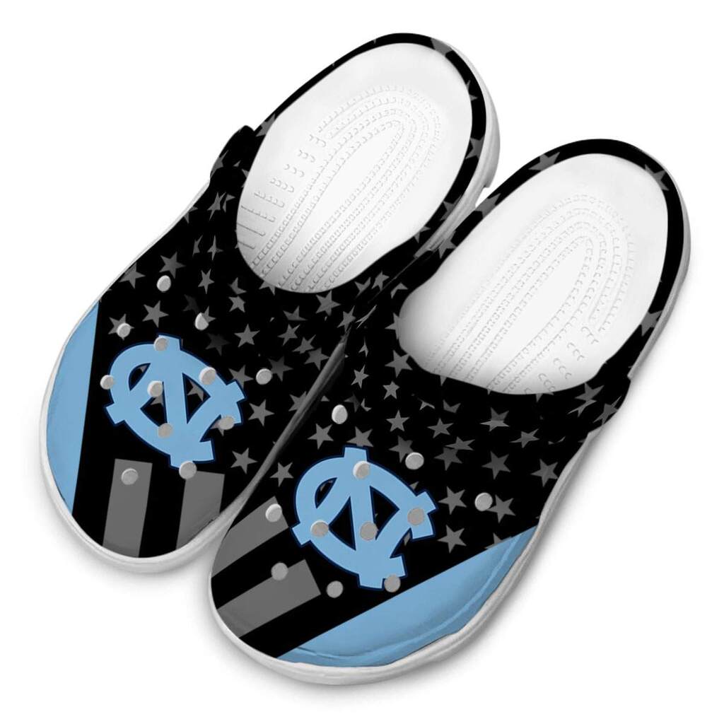 North Carolina Tar Heels Stellar Stripes Theme ClogTVC180140 - Image 4