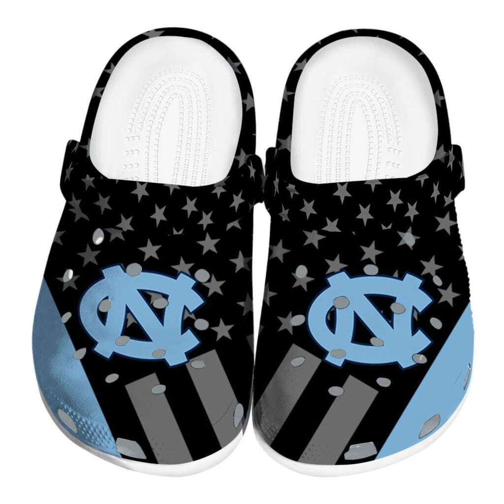 North Carolina Tar Heels Stellar Stripes Theme ClogTVC180140