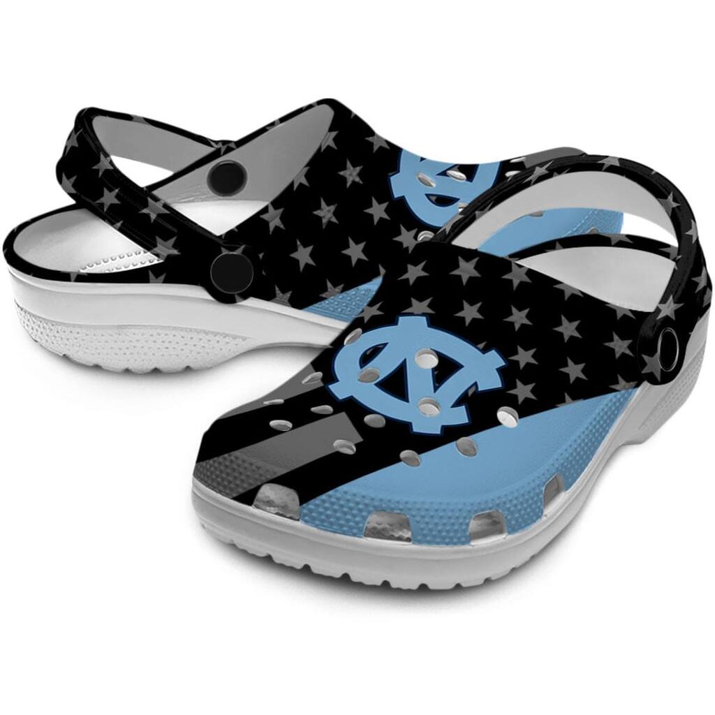 North Carolina Tar Heels Stellar Stripes Theme ClogTVC180140 - Image 3