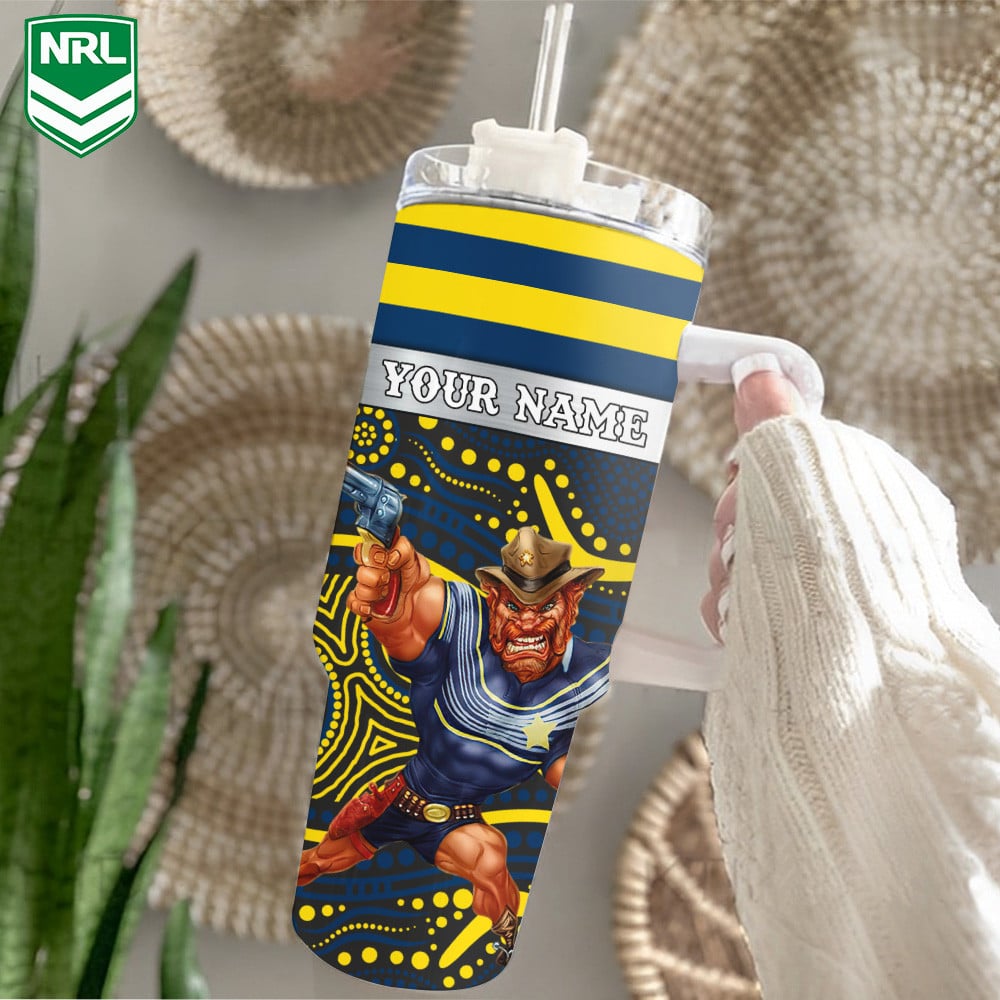 North Queensland Cowboys Mascot NRL Custom Stanley Cup 40 oz 30 oz Tumbler With HandleTVC230113 - Image 2