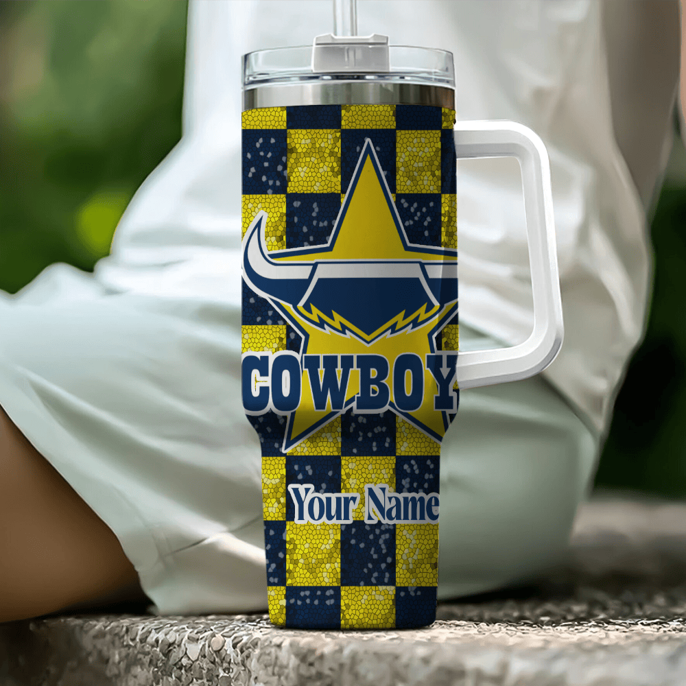 North Queensland Cowboys NRL Custom Stanley Cup 40 oz 30 oz Tumbler With HandleTVC230112