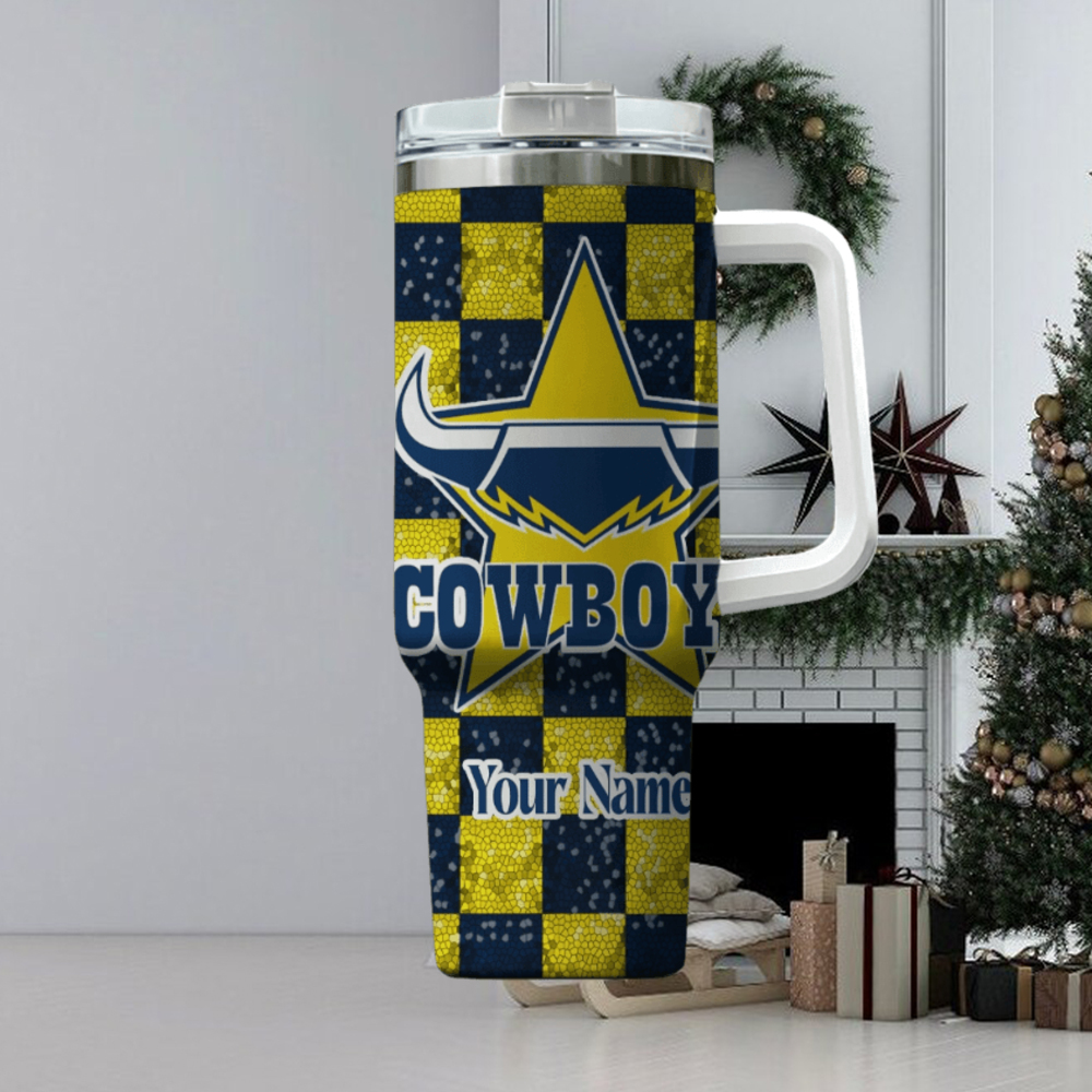North Queensland Cowboys NRL Custom Stanley Cup 40 oz 30 oz Tumbler With HandleTVC2301969 - Image 2