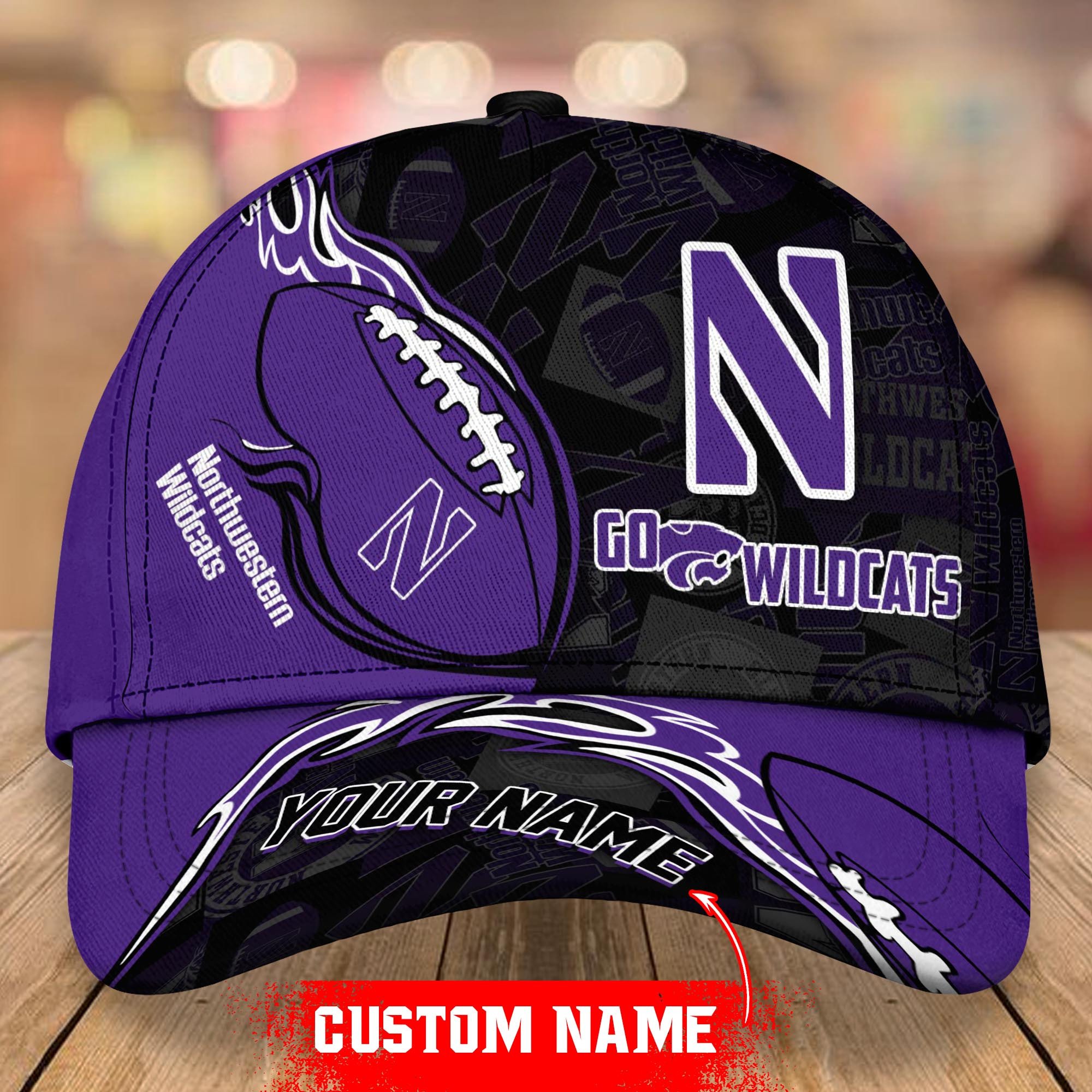 Northwestern Wildcats Classic Cap Trucker Hats Custom Hats Gifts For Men & Women