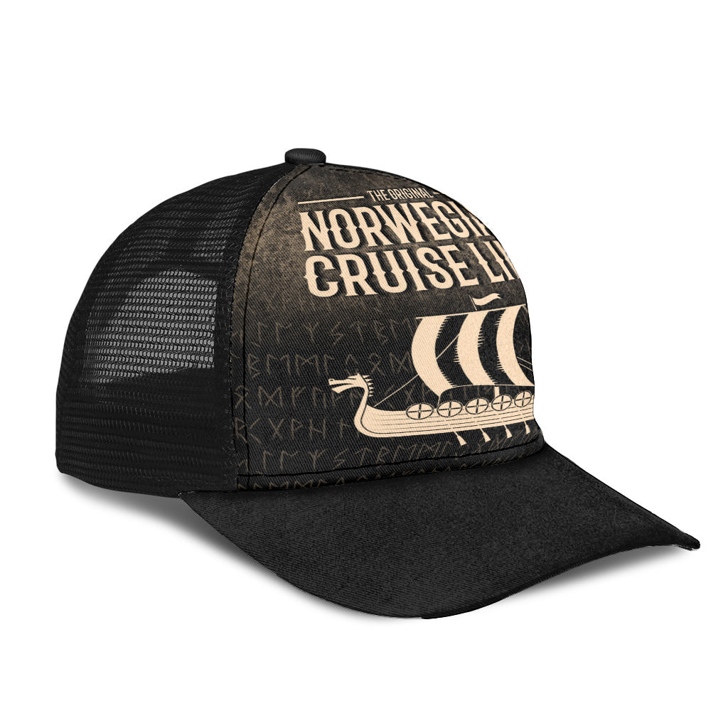 Norwegian Cruise Line Vikings Mesh Back Cap Trucker Hats Custom Hats Gifts For Men & Women