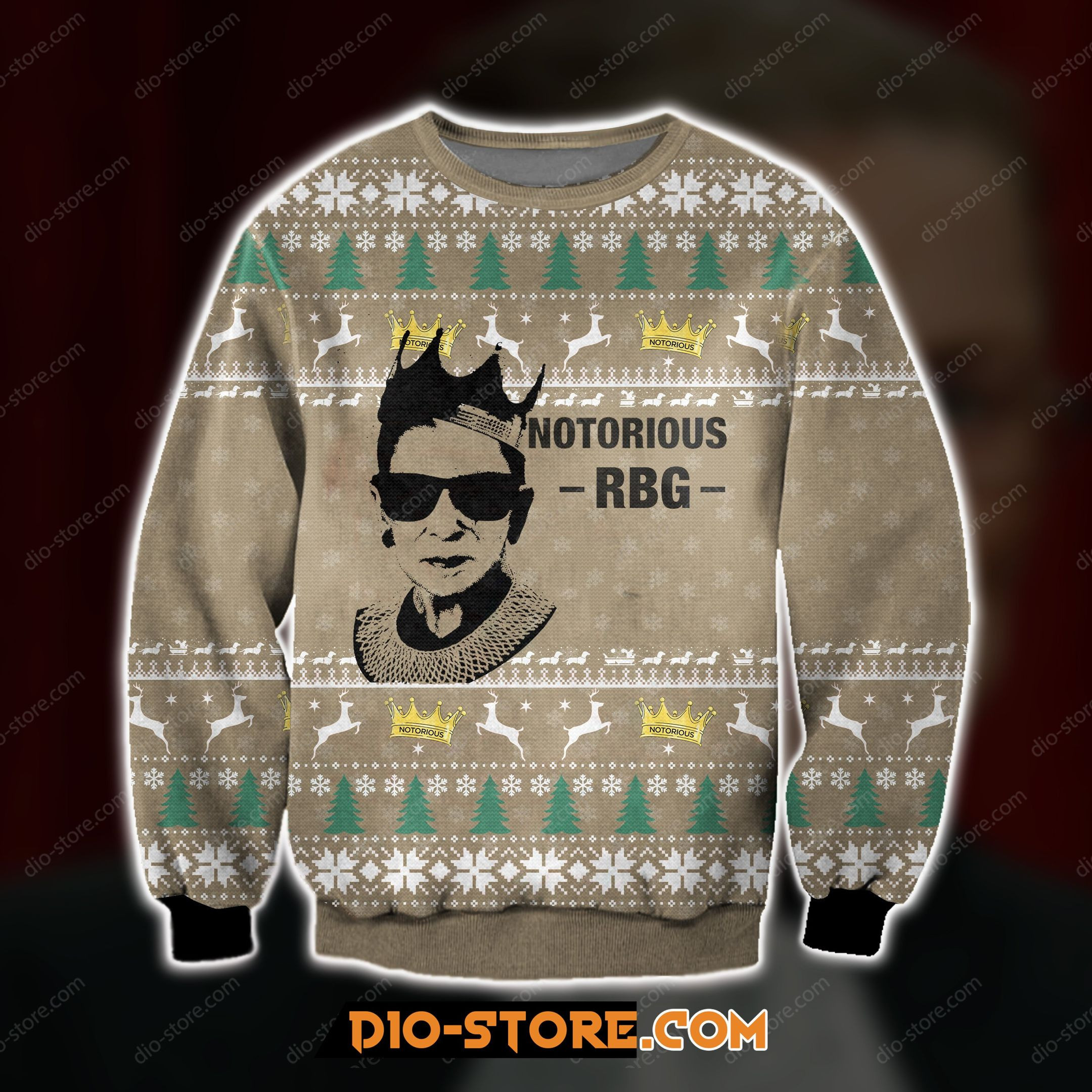Notorious Ugly Christmas Sweater Adult 3D Funny Matching for family