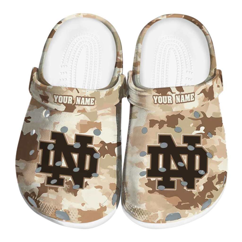 Notre Dame Fighting Irish Desert Camo ClogTVC1801951