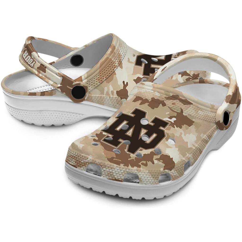 Notre Dame Fighting Irish Desert Camo ClogTVC1801951 - Image 3
