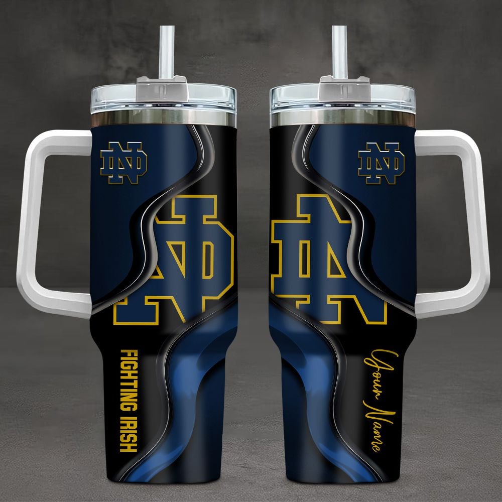Notre Dame Fighting Irish NCAA Custom Stanley Cup 40 oz 30 oz Tumbler With HandleTVC2301106