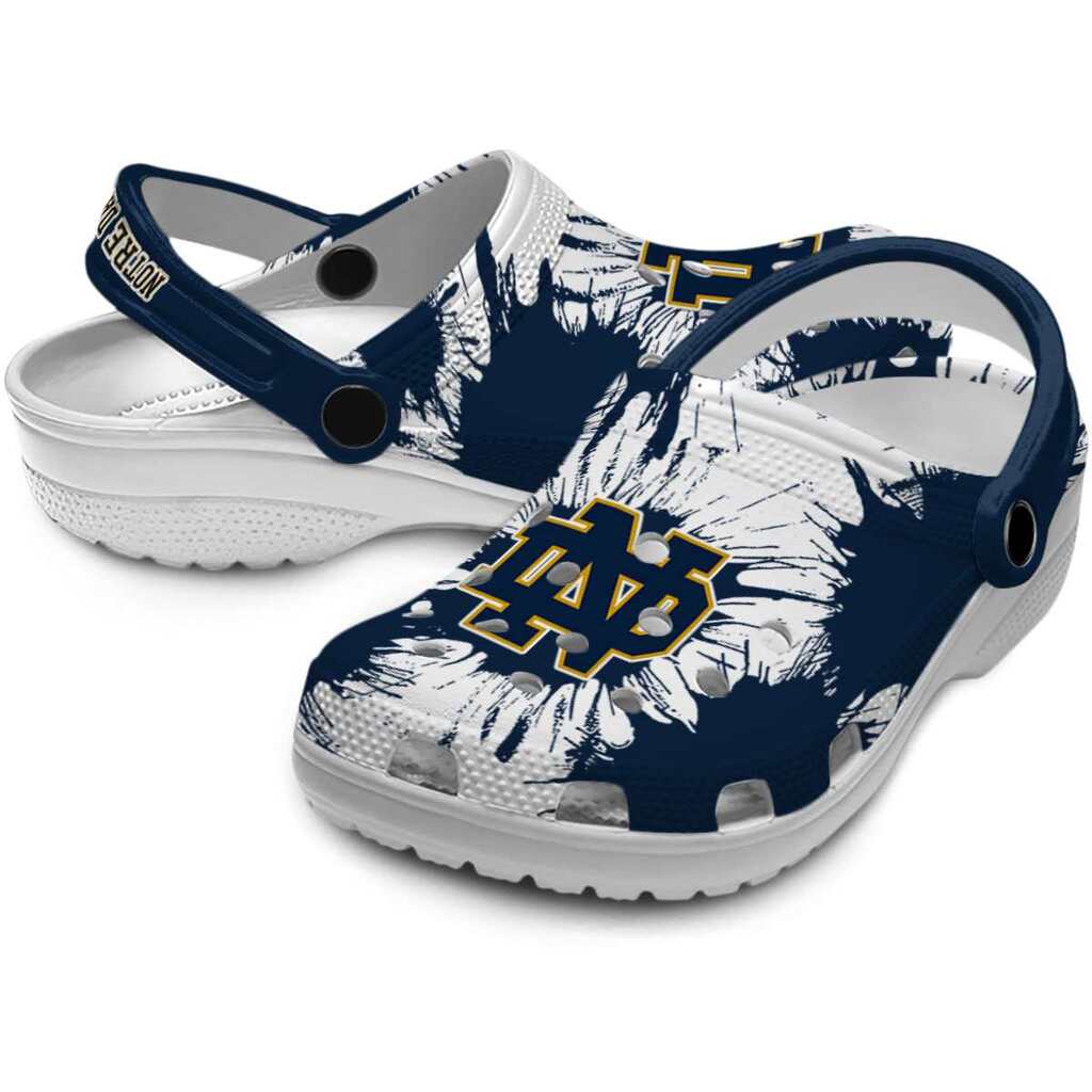 Notre Dame Fighting Irish Splatter Graphics ClogTVC1801172 - Image 3