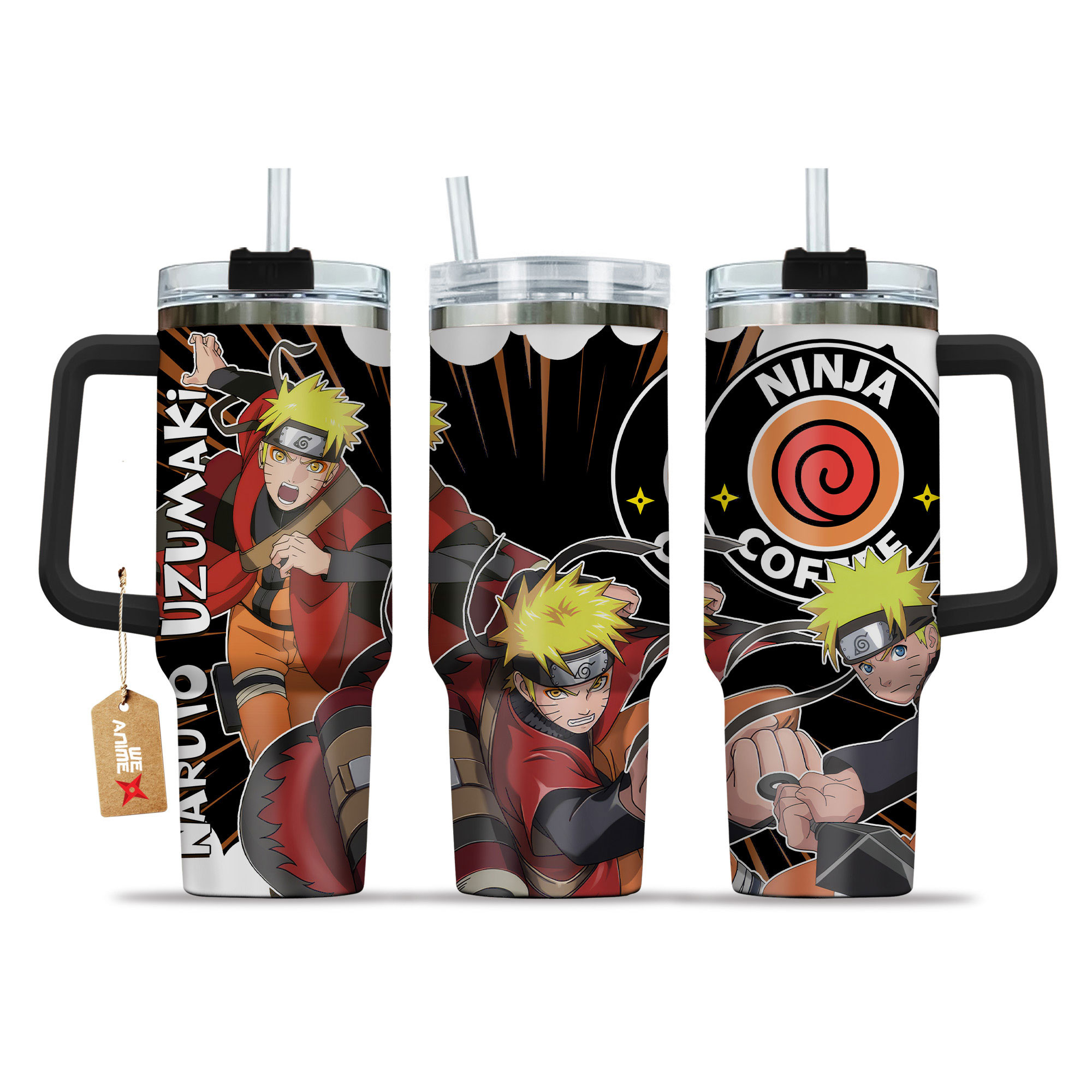 NRT Uzumaki Sage Naruto Anime Custom Stanley Cup 40 oz 30 oz Tumbler With HandleTVC2301152
