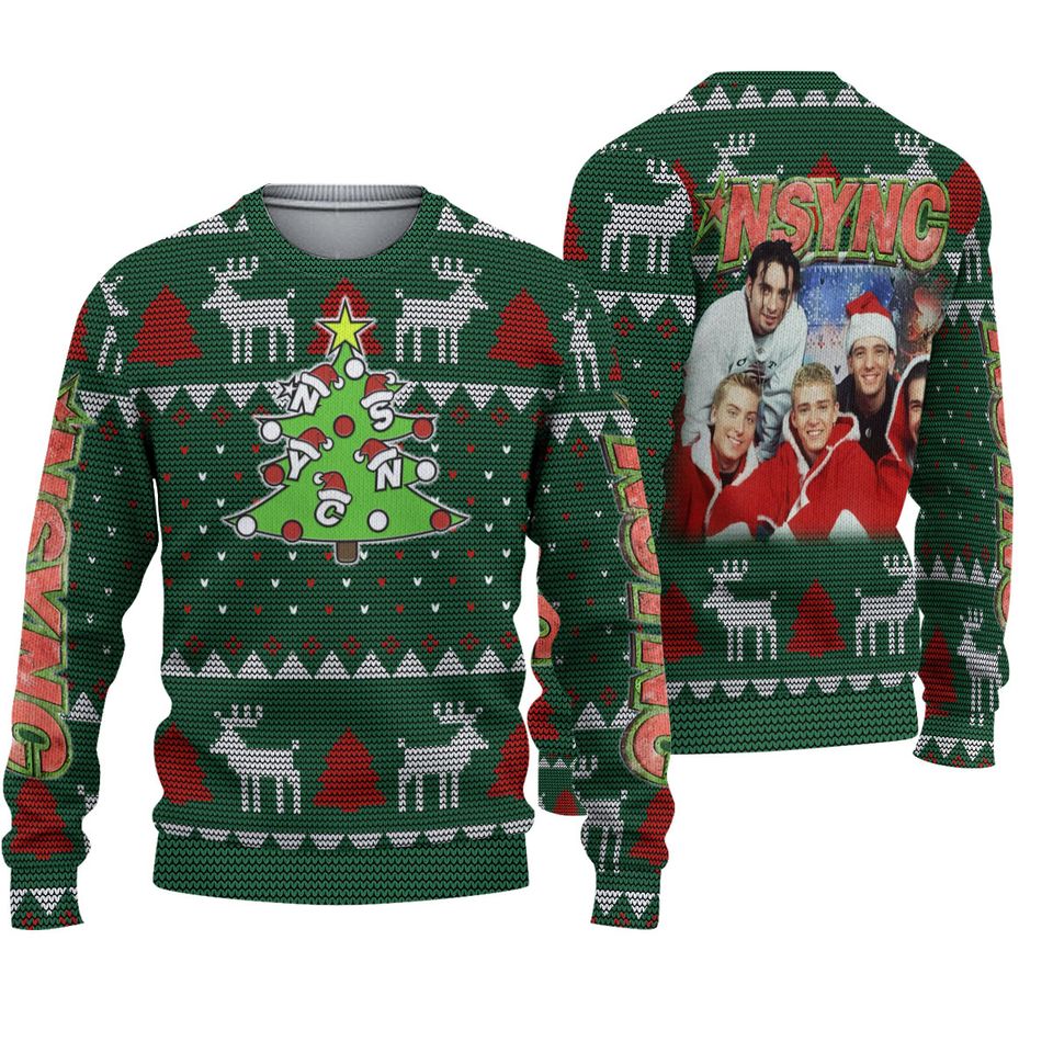Nsync Band Ugly Christmas Sweater