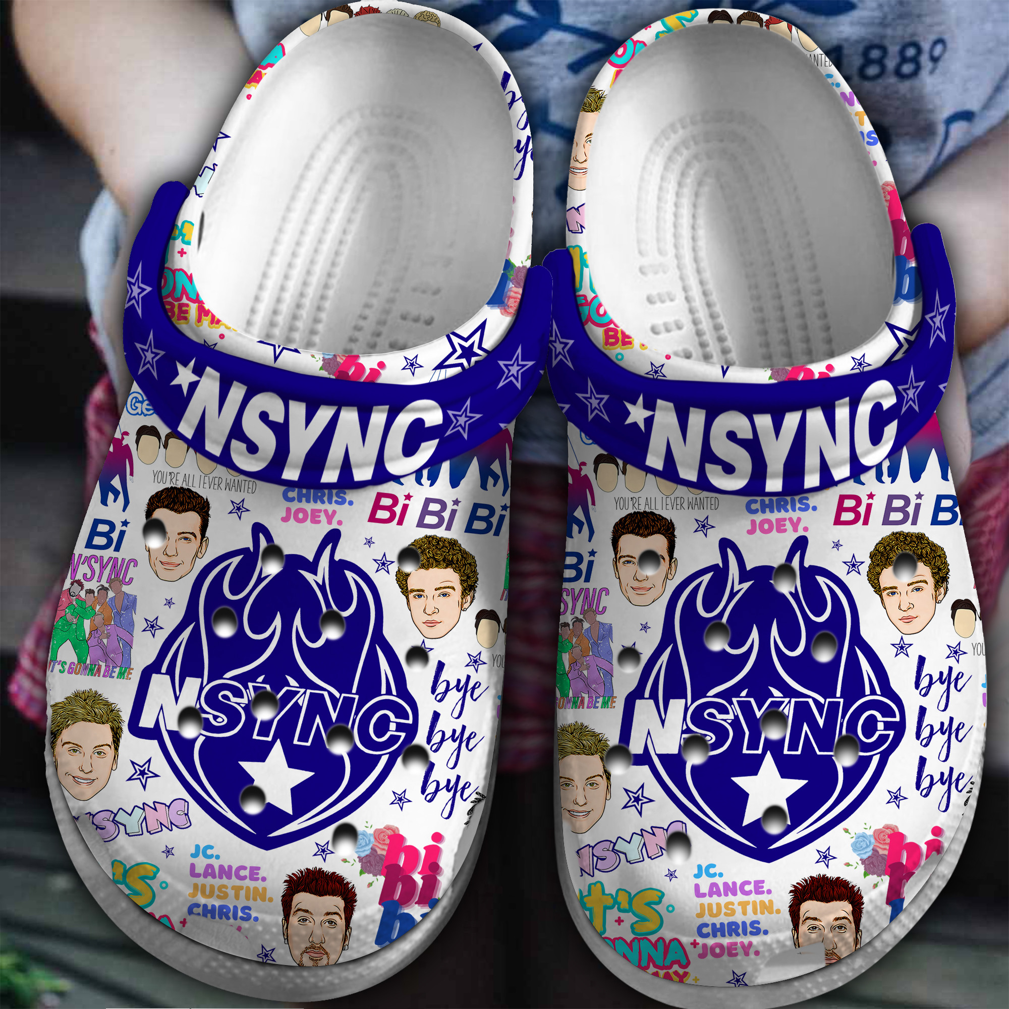 NSYNC Music Crocs Crocband Clogs Shoes Comfortable For Men Women and Kids