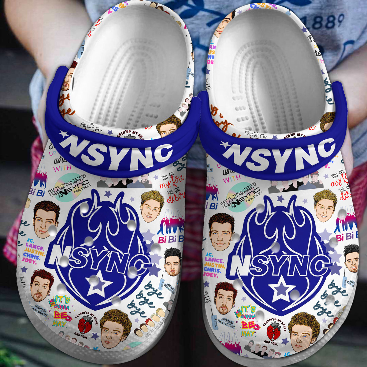 NSYNC Music Crocs Crocband Clogs Shoes Comfortable For Men Women and Kids
