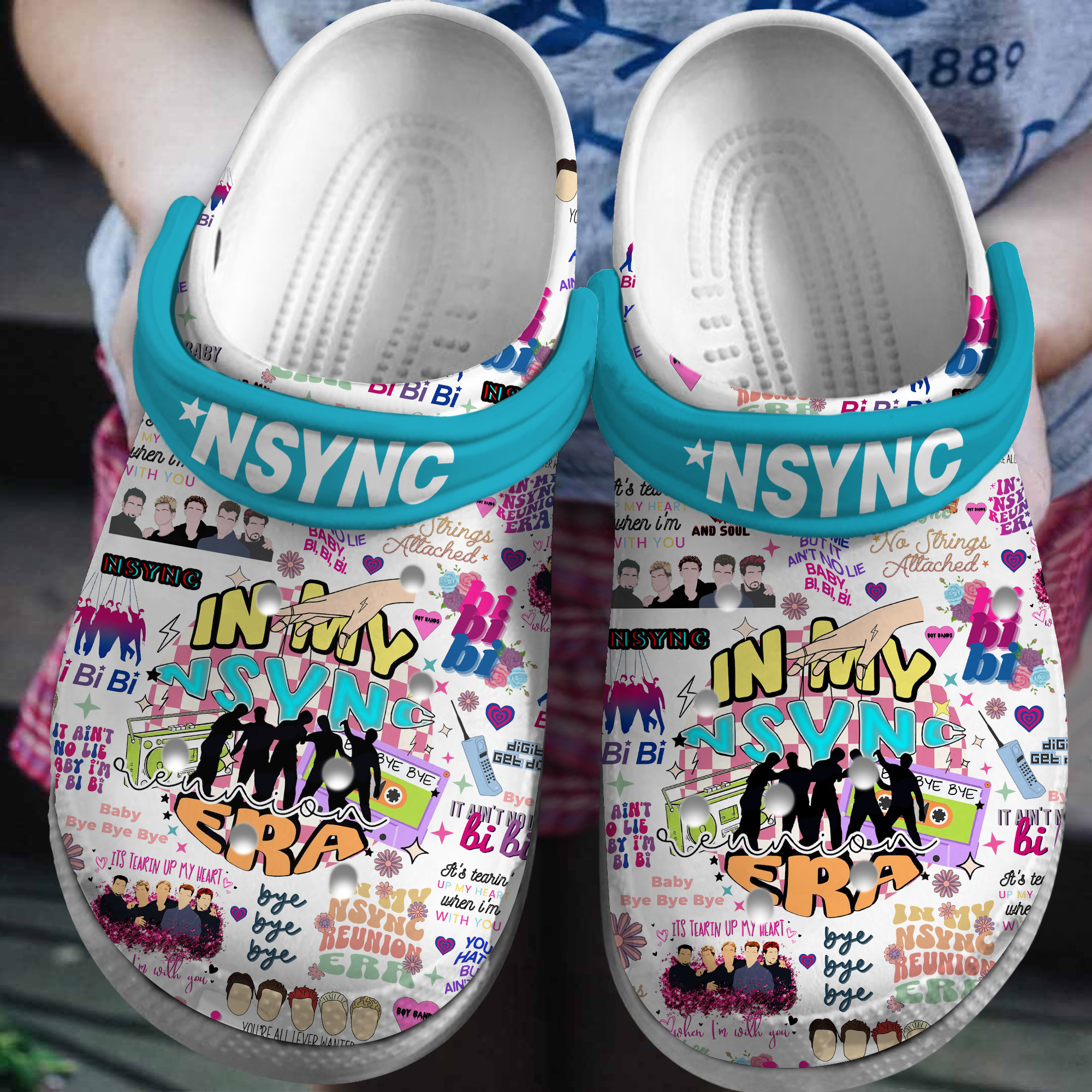 NSYNC Music Crocs Crocband Clogs Shoes Comfortable For Men Women and Kids