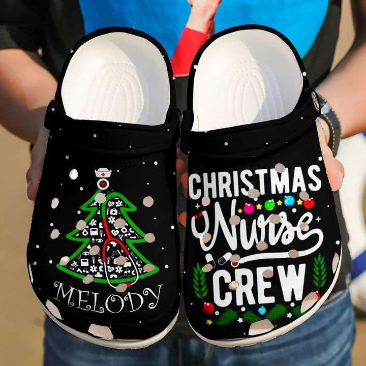 Nurse Christmas Crew Crocband Clog Shoes For Men Women