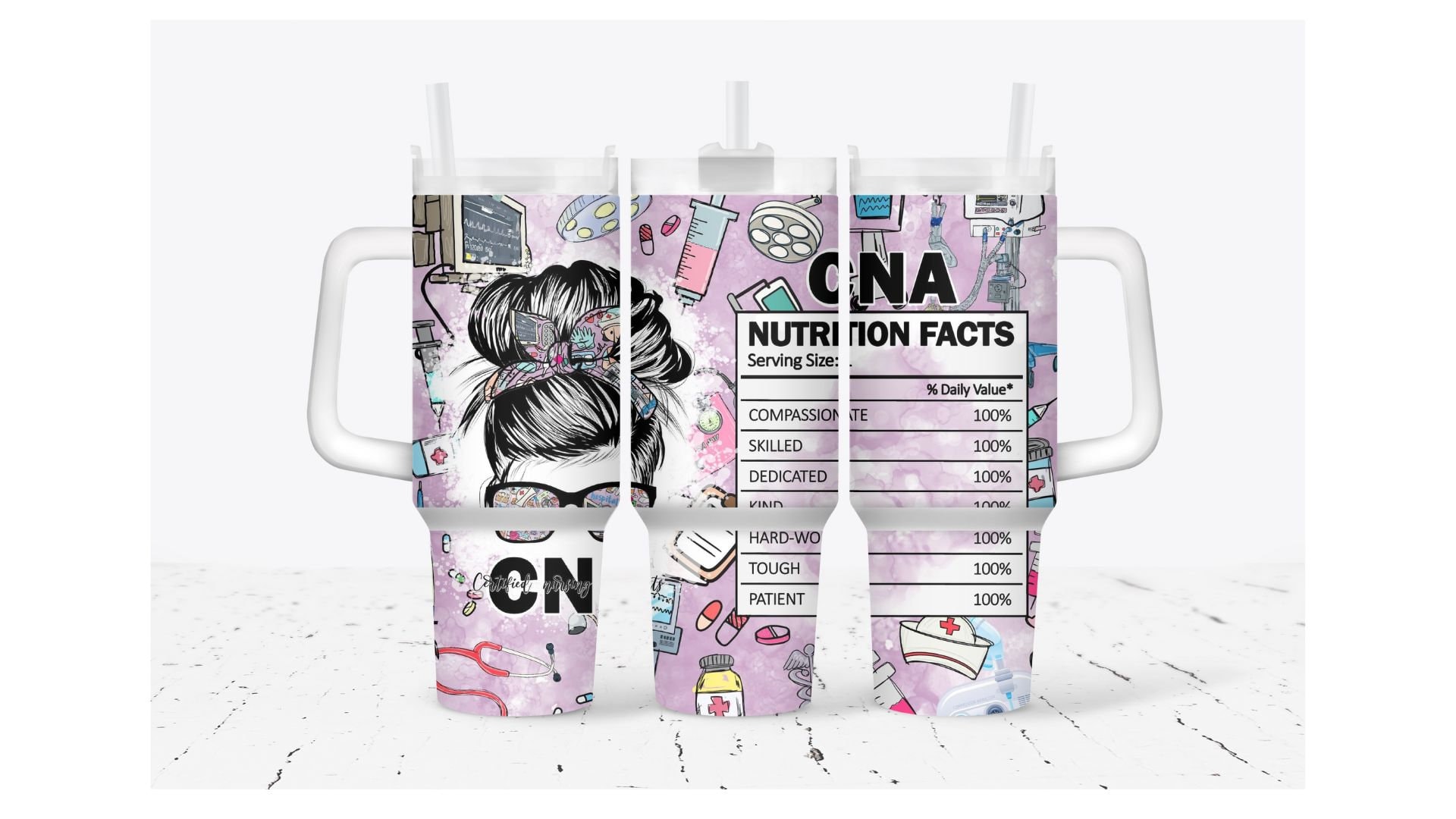 Nurse Custom Stanley Cup 40 oz 30 oz Tumbler With HandleTVC2301919