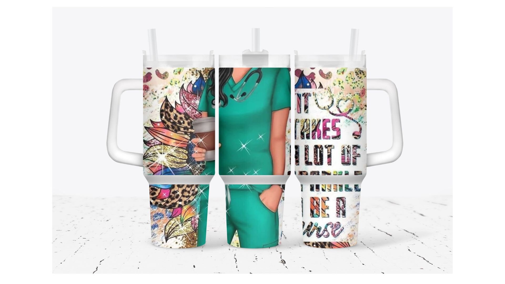 Nurse Custom Stanley Cup 40 oz 30 oz Tumbler With HandleTVC2301932