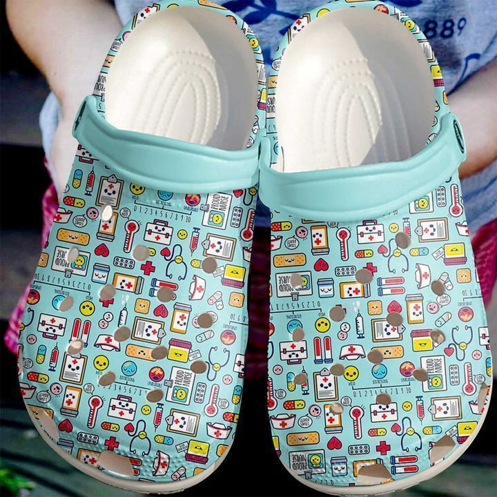 Nurse Cute Pattern Classic Clogs Shoes