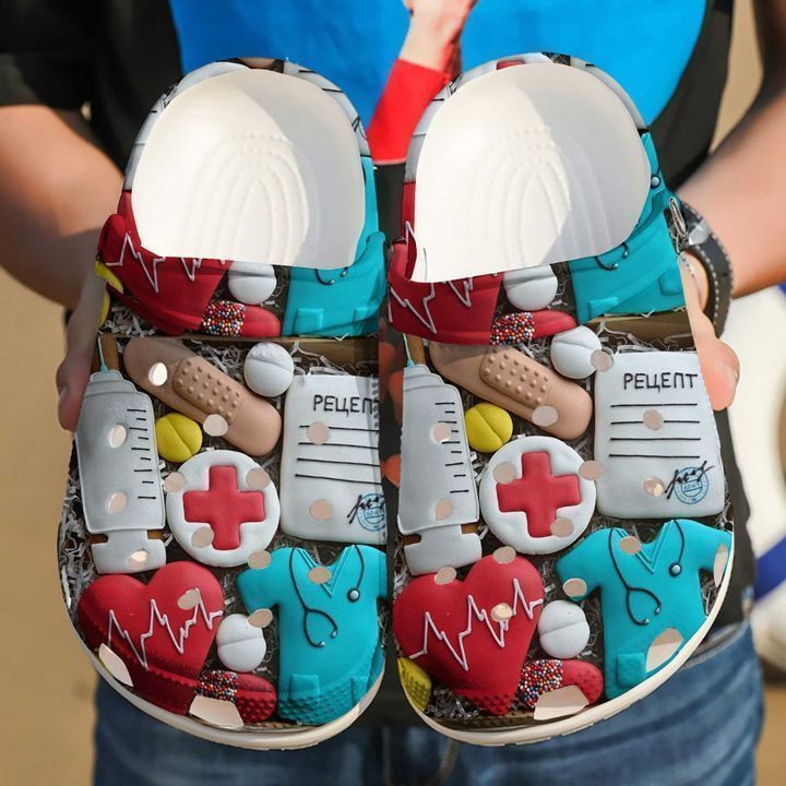 Nurse Heart Love Doctor clog Shoes