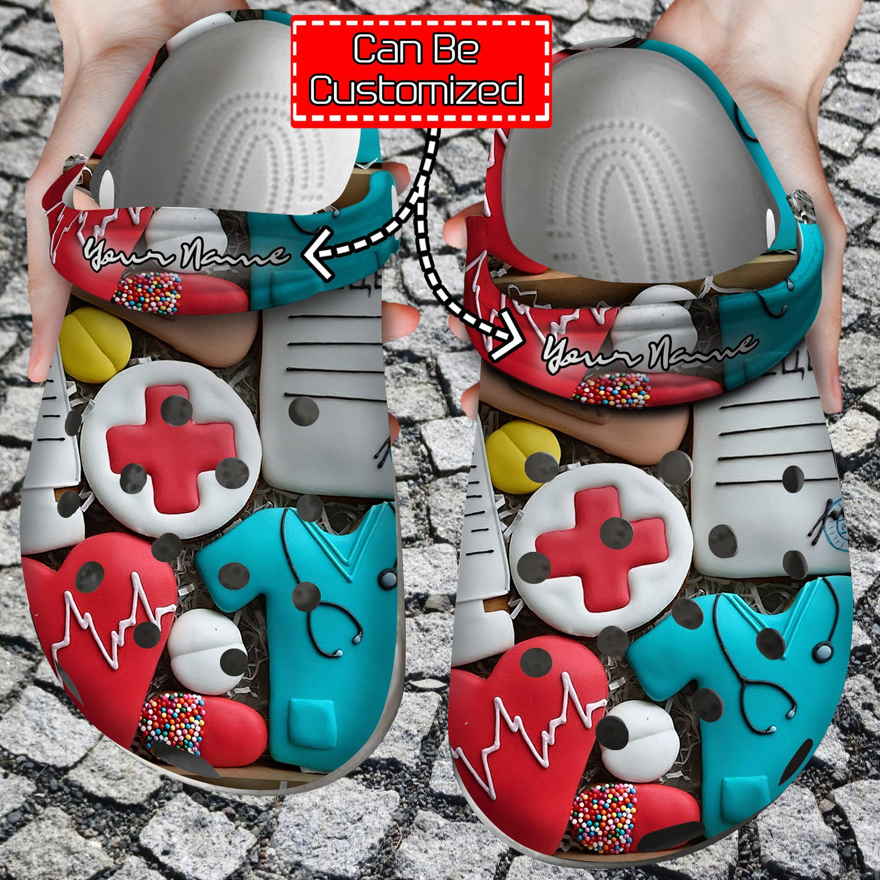 Nurse Heart Love Doctor clog Shoes Nurse