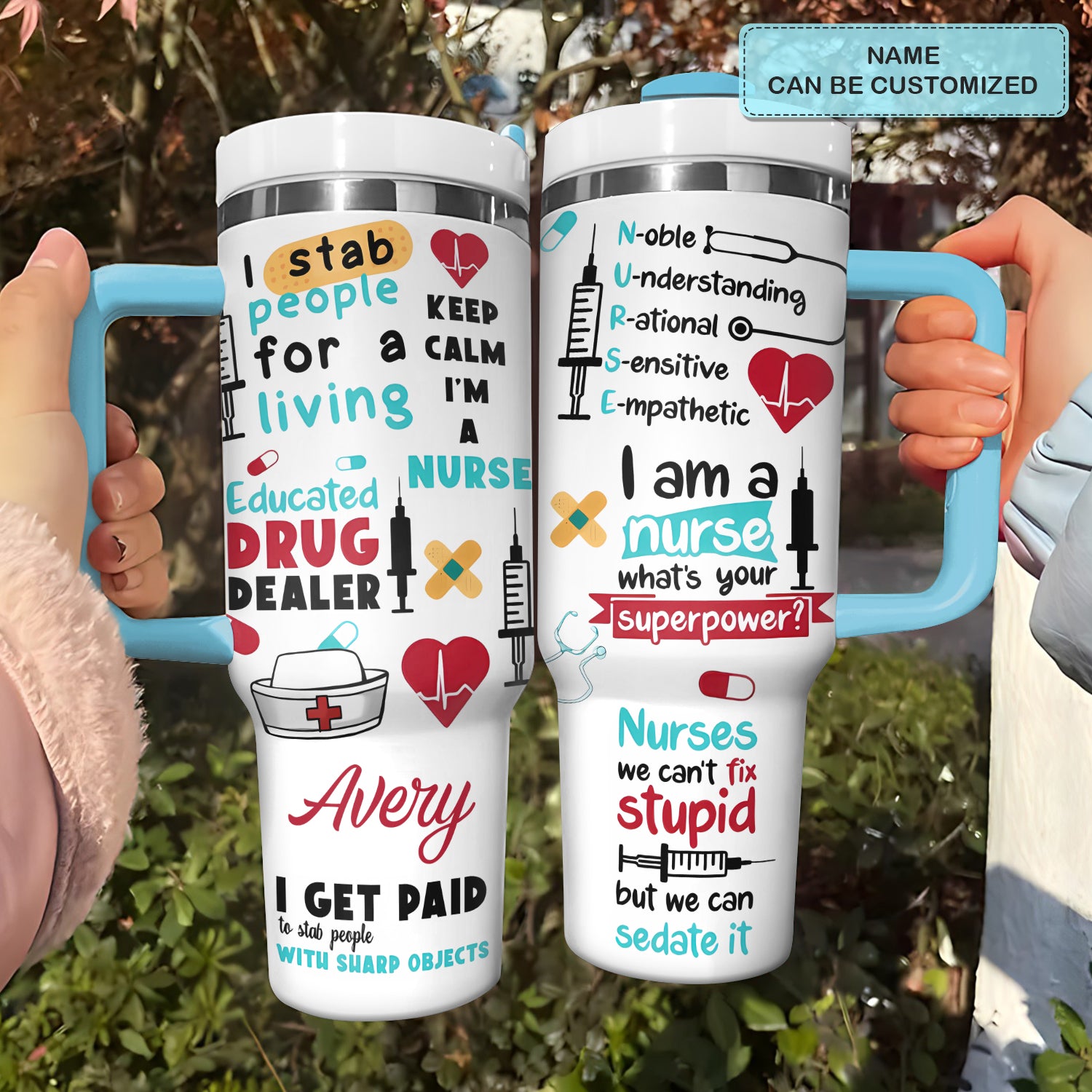 Nurse Life Custom Stanley Cup 40 oz 30 oz Tumbler With HandleTVC2301722