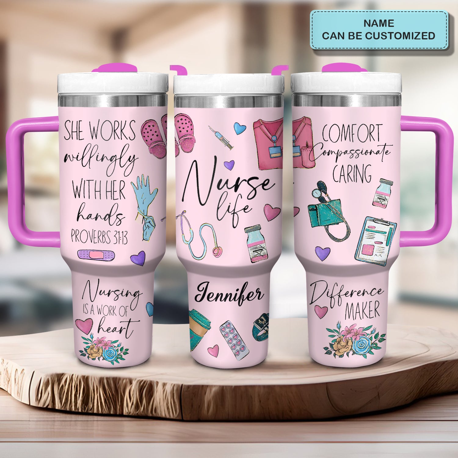 Nurse Life Custom Stanley Cup 40 oz 30 oz Tumbler With HandleTVC2301723